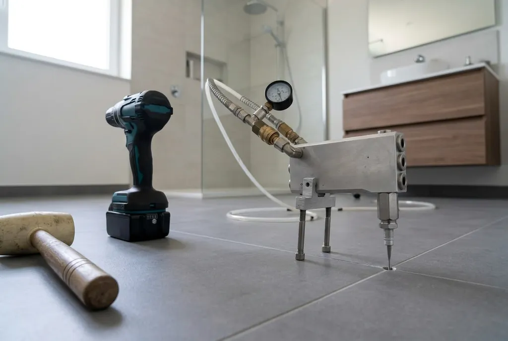 Kitbedrijf Montfoort – holle tegels injecteren